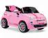 Детский электромобиль Fiat 500 Star Pink R/C, цвет – розовый  - миниатюра №2